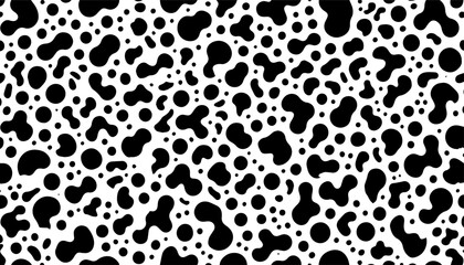 Black seamless curve on white background and texture.