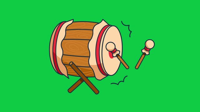 Hit The Drum Cow Skin