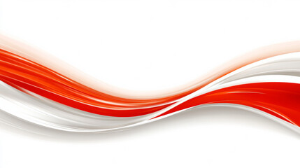 Red and white abstract wave background design