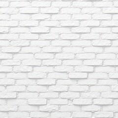 Fototapeta premium Clean seamless white brick wall texture ideal for backgrounds , graphic, vintage