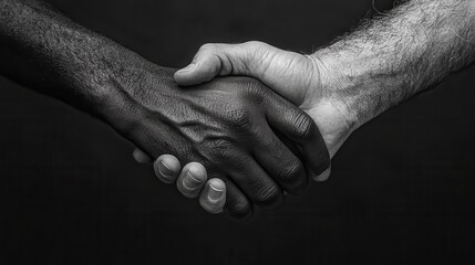 A close-up of two hands holding each other, symbolizing friendship