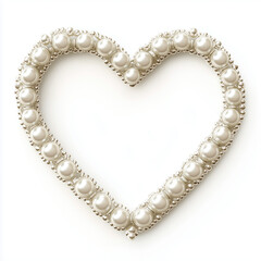 Obraz premium Elegant heart shape pearls 