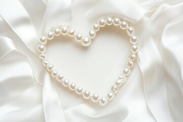 Elegant heart shape pearls 