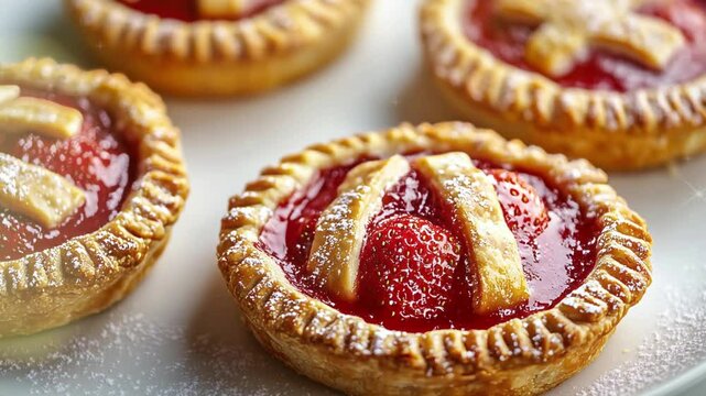 dessert picture of strawberry pie