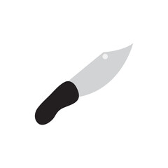 knife icon illustration flat