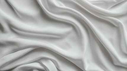 Draped white fabric texture background.