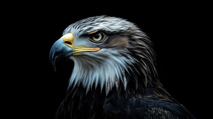 Majestic Eagle Portrait: A Study in Power and Grace