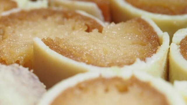 Close-up of indian sweets on a plate 