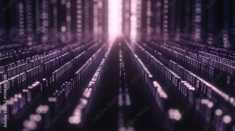 Poster digital matrix: a journey into the binary code