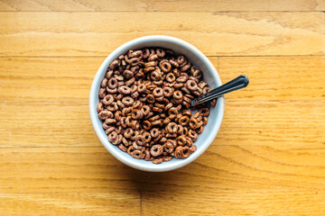 Cereal bowl and spoon