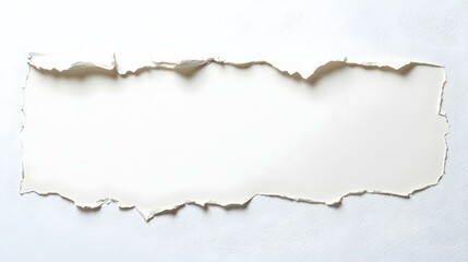 Torn Textures on Paper, a close-up view of frayed edges and layered fibers, revealing the intricate details of aged and distressed paper surfaces.