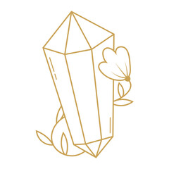 Mystical Celestial Illustration with Seamless Pattern. Isolated Vector