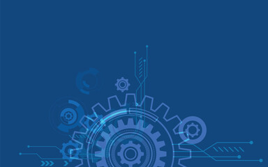 Gear vector icon illustration design