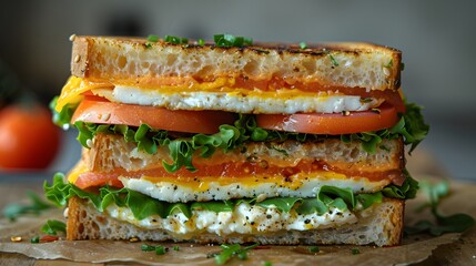 "Juicy and Delicious: The Perfect Sandwich for Every Bite"