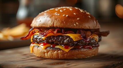 "The Ultimate Breakfast Burger: Flavor Packed to Kickstart Your Morning"