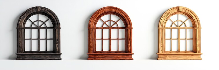 Fototapeta premium Arched Windows: A Timeless Architectural Detail