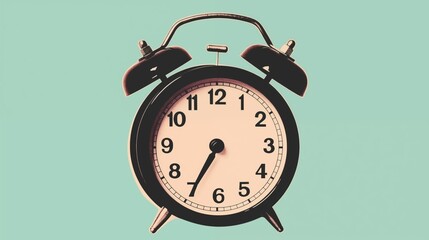 Empty Chalkboard Clock