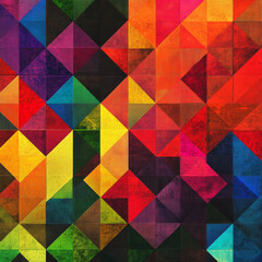 colorful abstract shape pattern