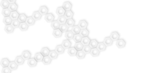 Abstract modern geometric circle effect bright space  hexagon style futuristic concept technology shape design. Concept for banner, card, flyer, cover, or brochure. Vector illustration.