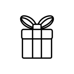 gift box line icon