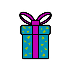 gift box with ribbon