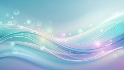 Serene Pastel Waves with Glimmering Lights An Abstract Background Design for Projects Requiring a Calming and Elegant Aesthetic