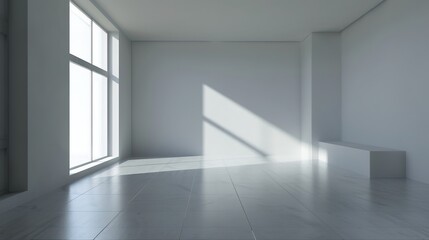 Fototapeta premium aesthetic and minimalist room interior 