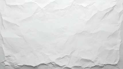 Obraz premium Crumpled White Paper Texture Background