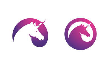 Unicorn Vector icon illustration design