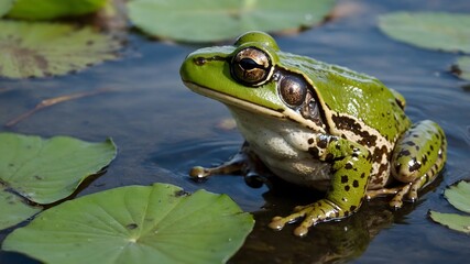 Fototapeta premium Global Delights: A Cultural Feast with Edible Frogs in Traditional Dishes