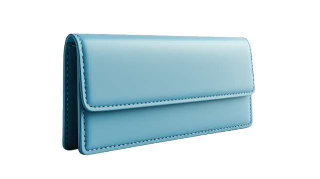 Pastel Blue Clutch Purse: A stylish and elegant pastel blue clutch purse, perfect for evening events or special occasions. The clean lines and minimalist design make it a timeless accessory. 