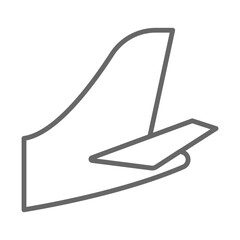Airplane Tail Icon Design