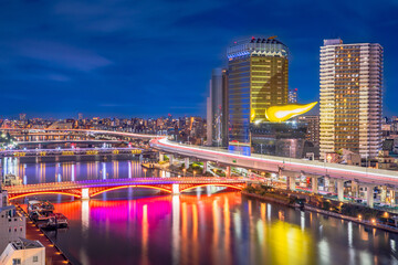 Obraz premium 東京の街並み 夜景