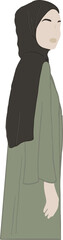 Muslim woman  dress