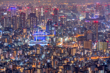 東京の街並み　夜景