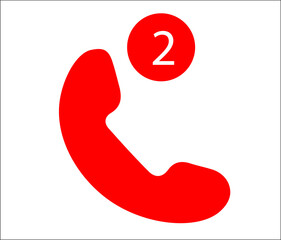 Missed call icon
