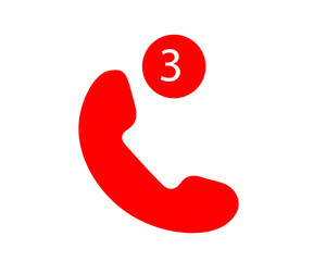 Missed call icon