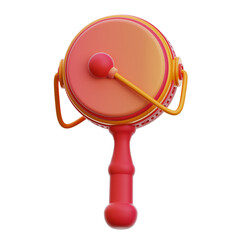 Rattle Drum 3D icon