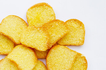 Crispy butter and sugar bread