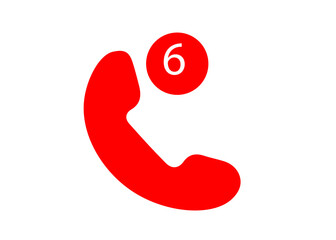 Missed call icon