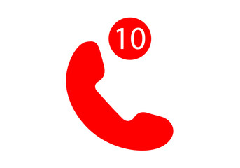 Missed call icon