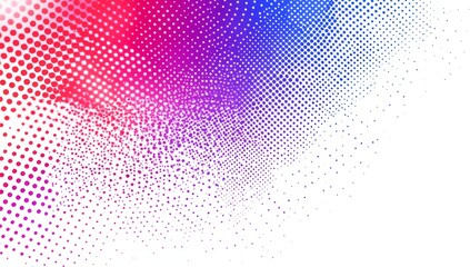 Abstract colorful halftone dots background.