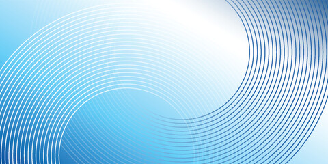 Fototapeta premium Abstract background with circular line patterns vector illustration simple modern art design