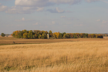 Obraz premium southwest Minnesota countryside in autumn