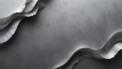 Obraz premium Abstract Gray Waves on Textured Background