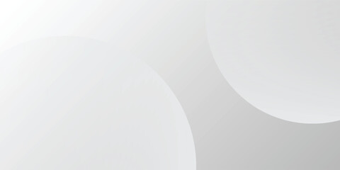 A minimalist abstract background featuring overlapping curves and circular shapes in various art