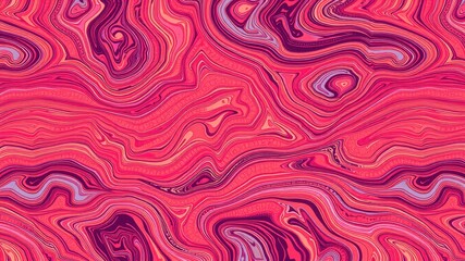 Abstract Swirling Pink and Purple Liquid Marble Texture Design for Fashion and Decor