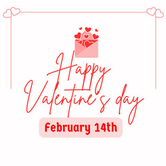 Happy Valentines Day Premium Vector Graphics