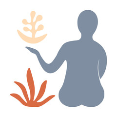 Abstract Matisse Shape. Flat Vector Illustration