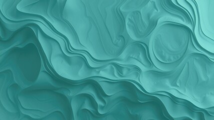 Fototapeta premium Abstract Teal Swirling Pattern Background Texture Seamless Design for Various Applications
